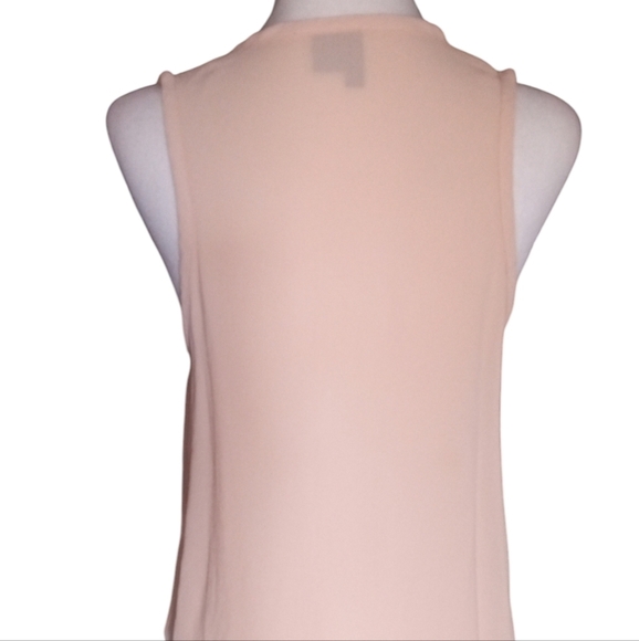 Anthropologie Left of Center Peachy Pink Baby Doll Tunic Top Size Medium - Picture 7 of 9
